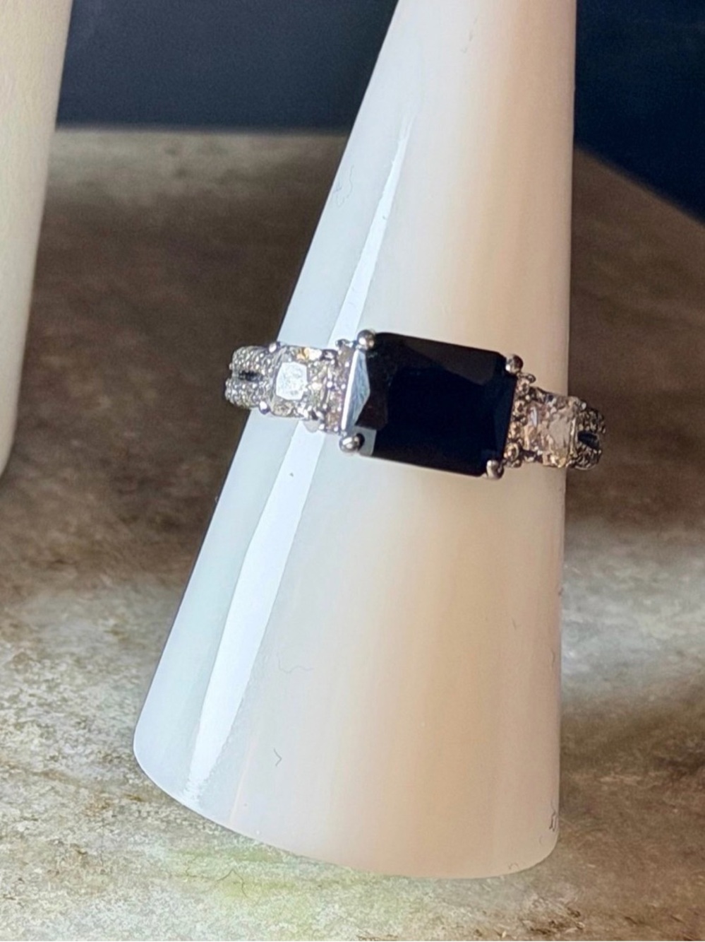 BP Bomb Party OG Black Onyx Ring Hematite size 8